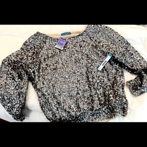 Gorgeous Sequin Top Alice+ Olivia NWT